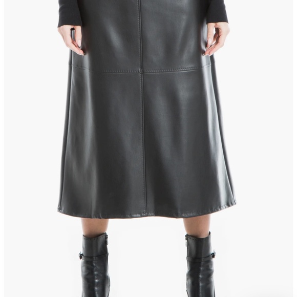 Nordstrom Rack Max Studio Vegan leather skirt - Picture 4 of 4